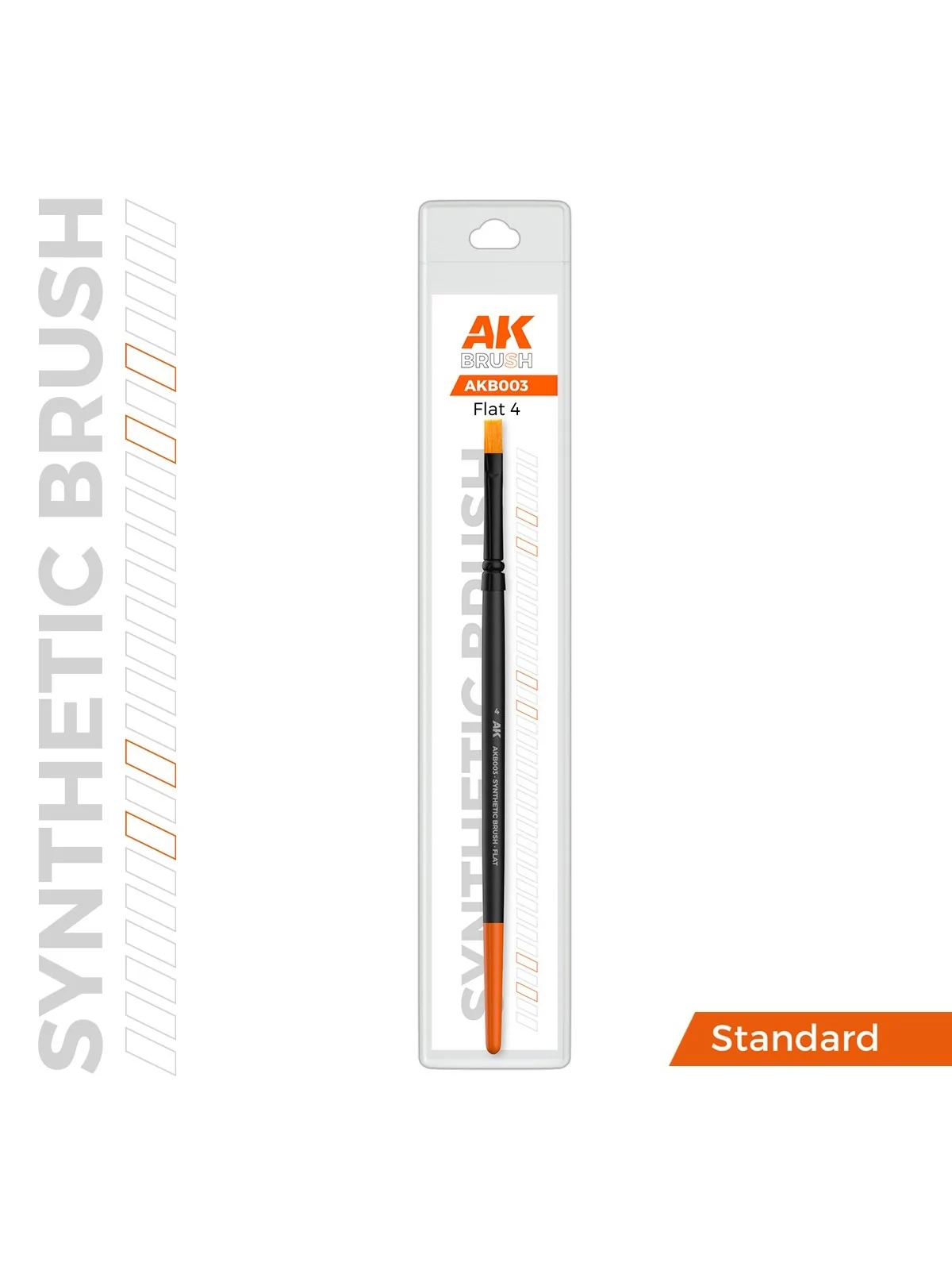 Compra AK Synthetic Brush: Flat 4 (AKB003) de AK Interactive al mejor 