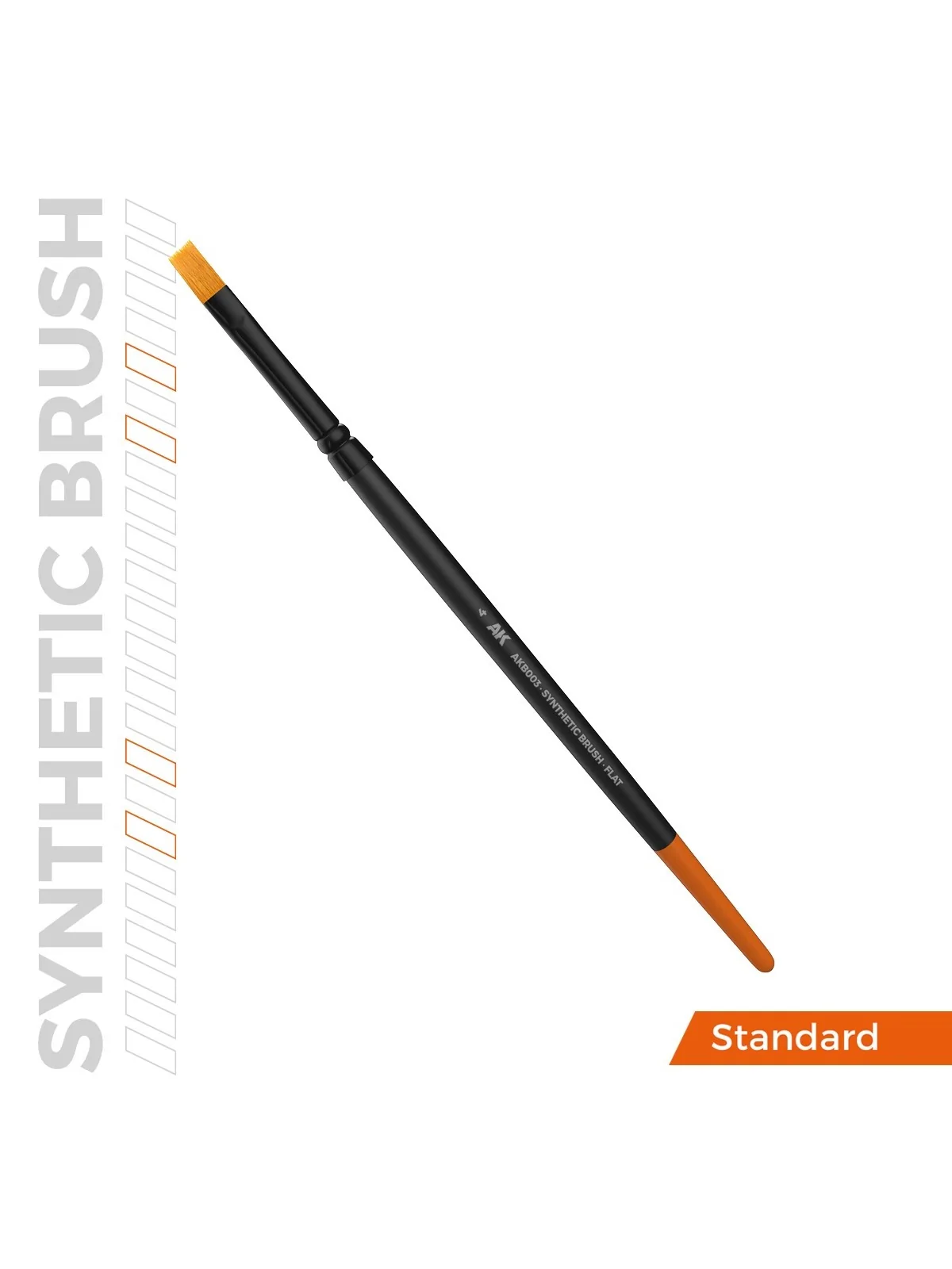 Compra AK Synthetic Brush: Flat 4 (AKB003) de AK Interactive al mejor 