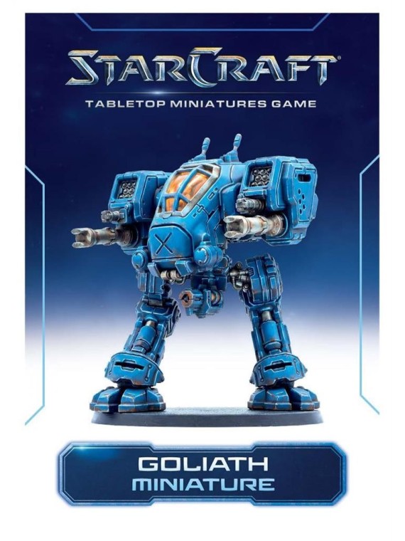 StarCraft The Miniatures Game: Goliath – Terran – Expansion (Ingles)
