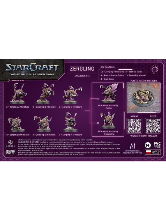 StarCraft The Miniatures Game: Zergling – Zerg – Expansion (Ingles)
