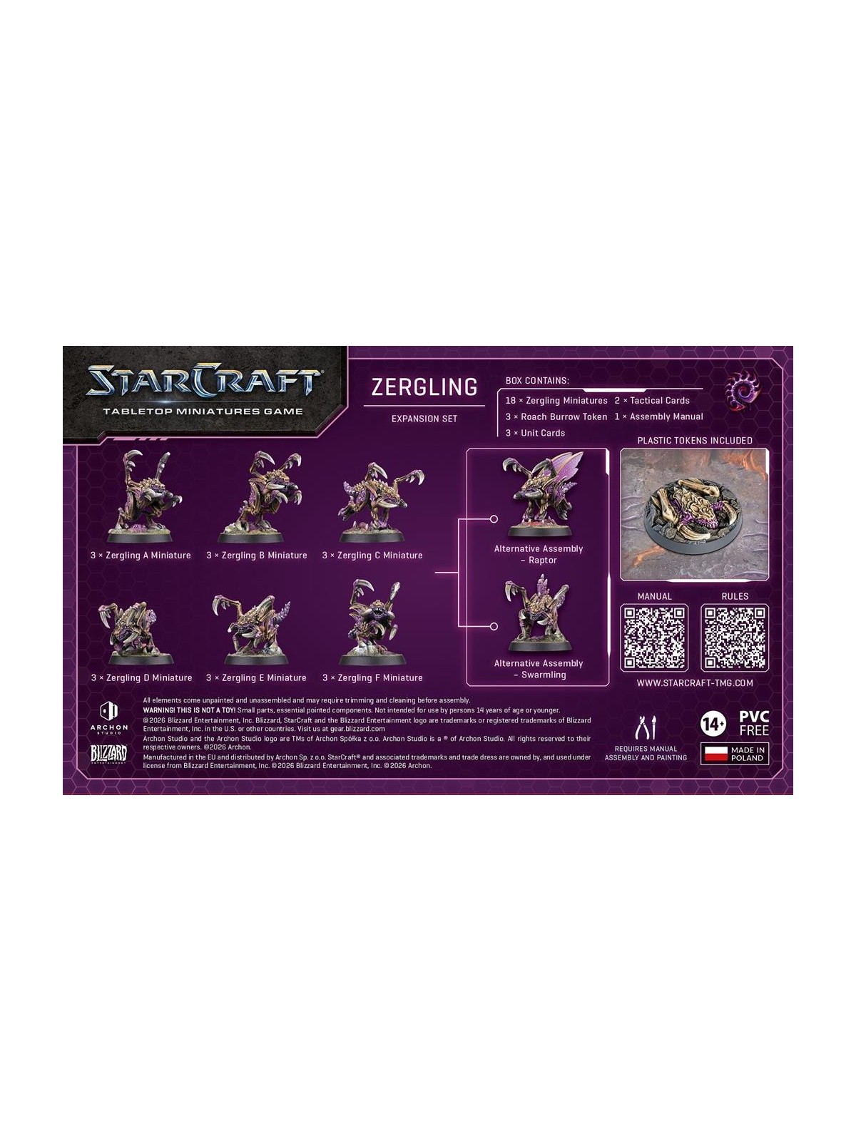 StarCraft The Miniatures Game: Zergling – Zerg – Expansion (Ingles)