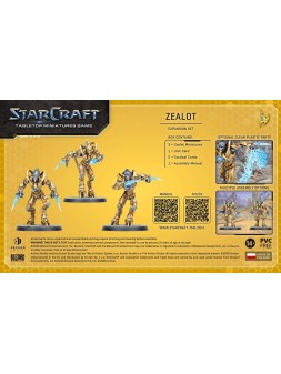 StarCraft The Miniatures Game: Zealot – Protoss – Expansion (Ingles)