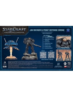 StarCraft The Miniatures Game: Jym Rainor – Terran – Hero Expansion (Ingles)