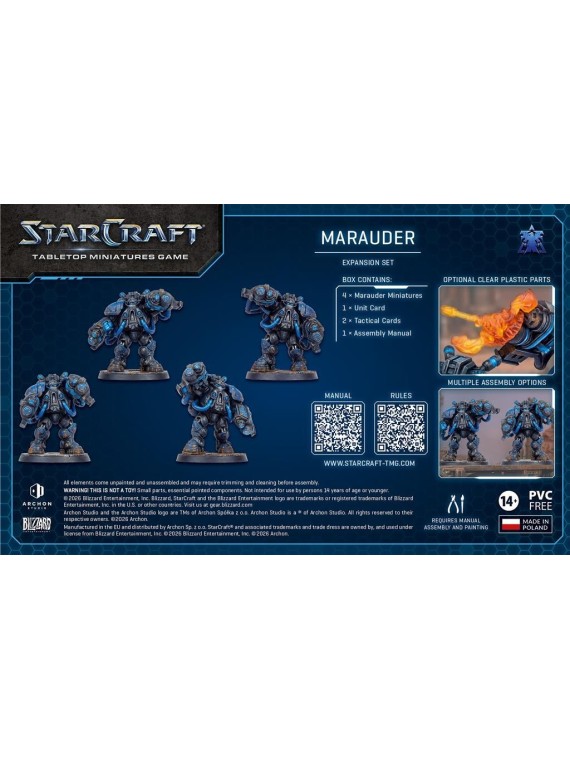 StarCraft The Miniatures Game: Marauder – Terran – Expansion (Ingles)