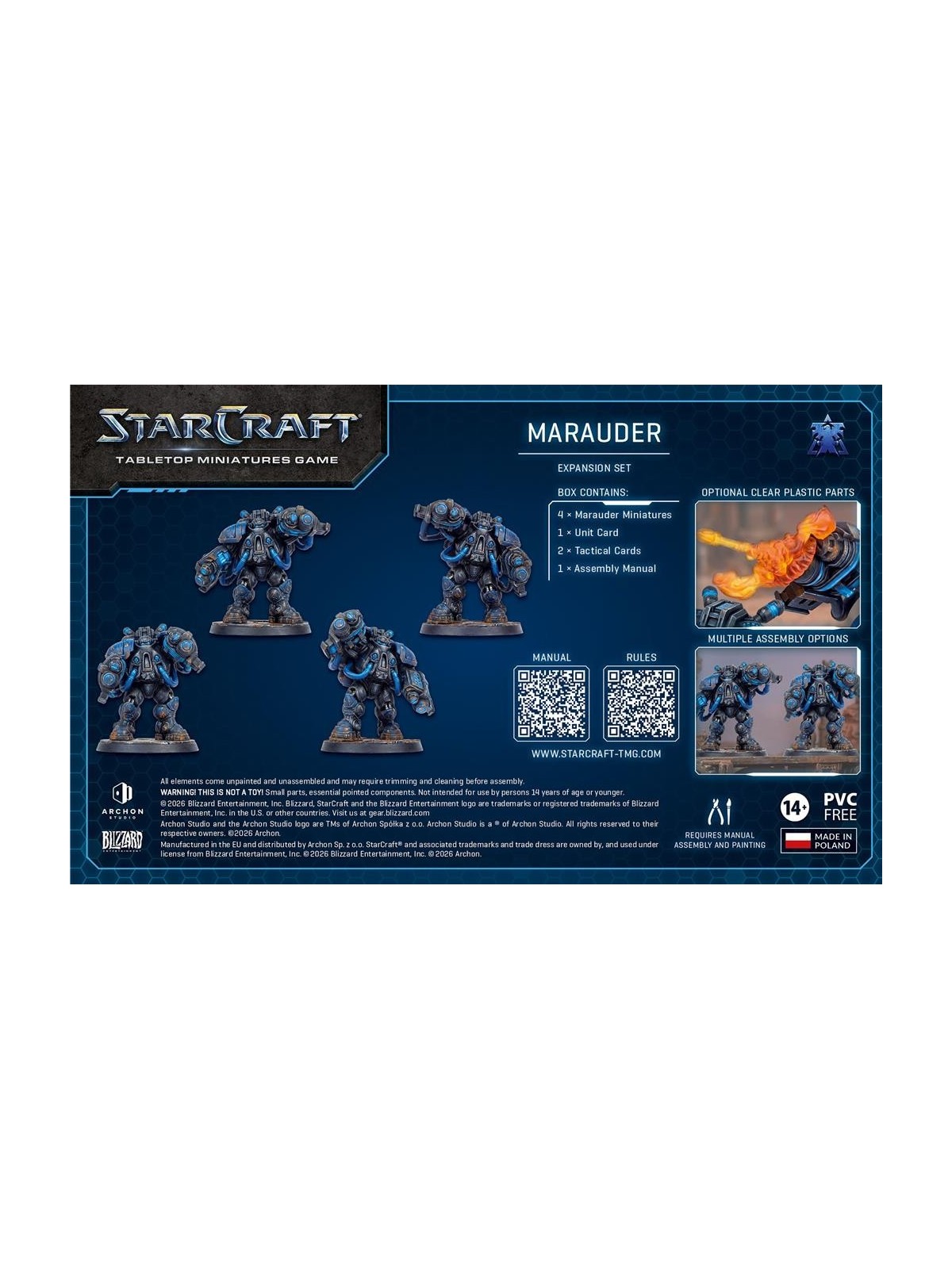 StarCraft The Miniatures Game: Marauder – Terran – Expansion (Ingles)