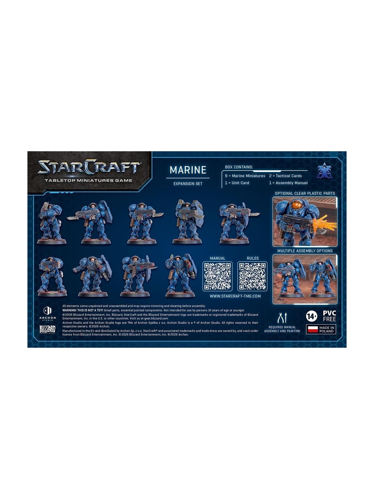 StarCraft The Miniatures Game: Marine – Terran – Expansion (Ingles)