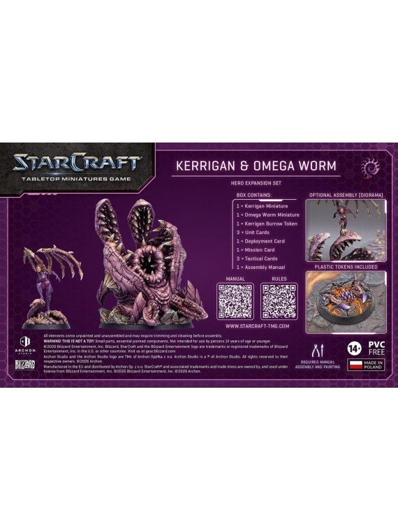 StarCraft The Miniatures Game: Kerrigan – Zerg – Hero Expansion (Ingles)