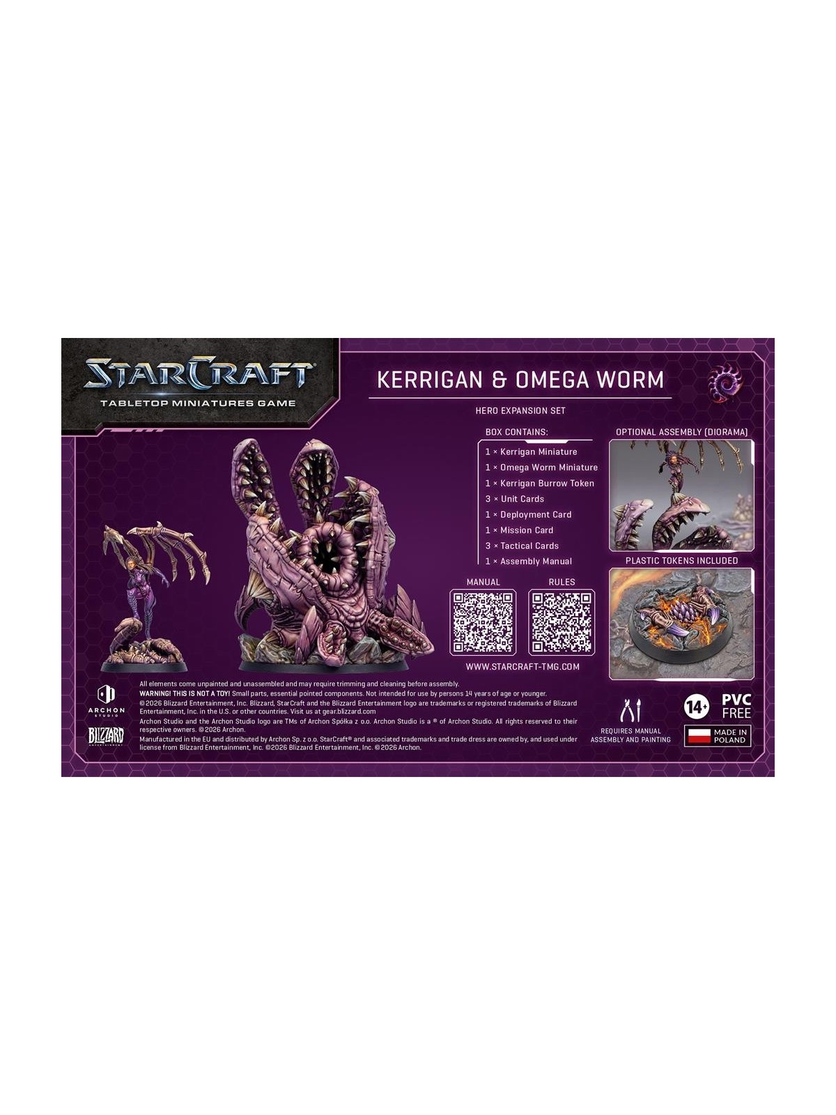 StarCraft The Miniatures Game: Kerrigan – Zerg – Hero Expansion (Ingles)