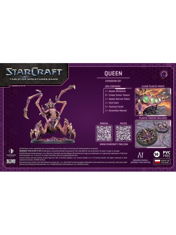 StarCraft The Miniatures Game: Queen – Zerg – Expansion (Ingles)