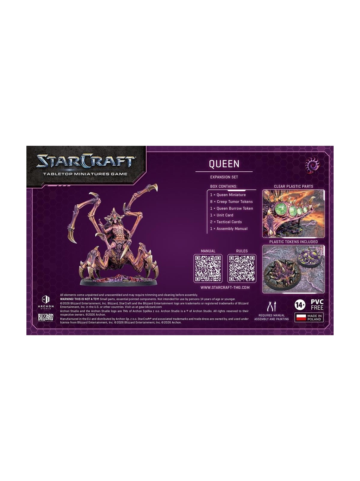 StarCraft The Miniatures Game: Queen – Zerg – Expansion (Ingles)