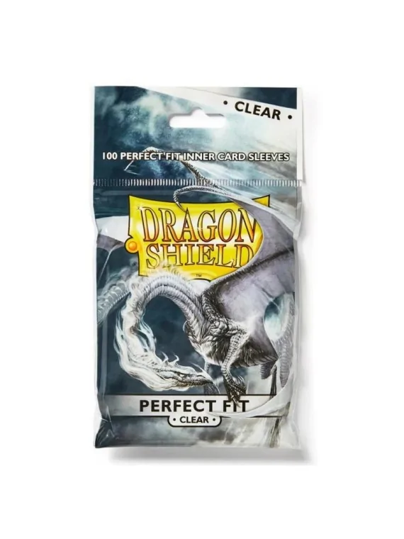 Compra Dragon Shield: Standard Perfect Fit Sleeves Clear (100) de Drag