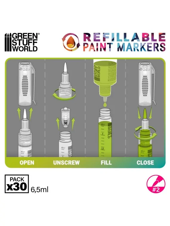 Compra Rotuladores Recargable x1 (Green Stuff World) de Green Stuff Wo