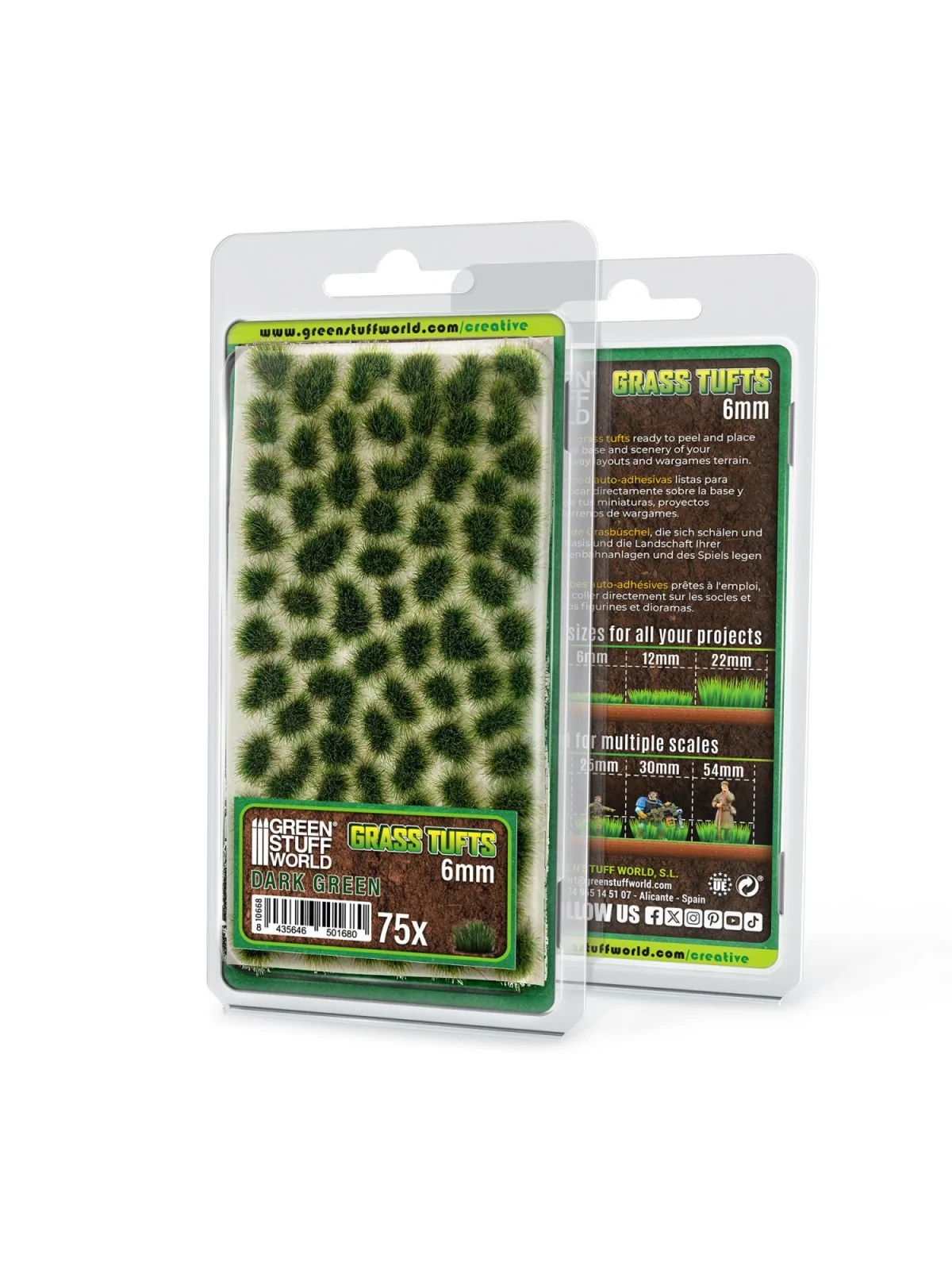 Compra Matas Cesped: Tufts 6 mm Verde Oscuro (Green Stuff World) de Gr