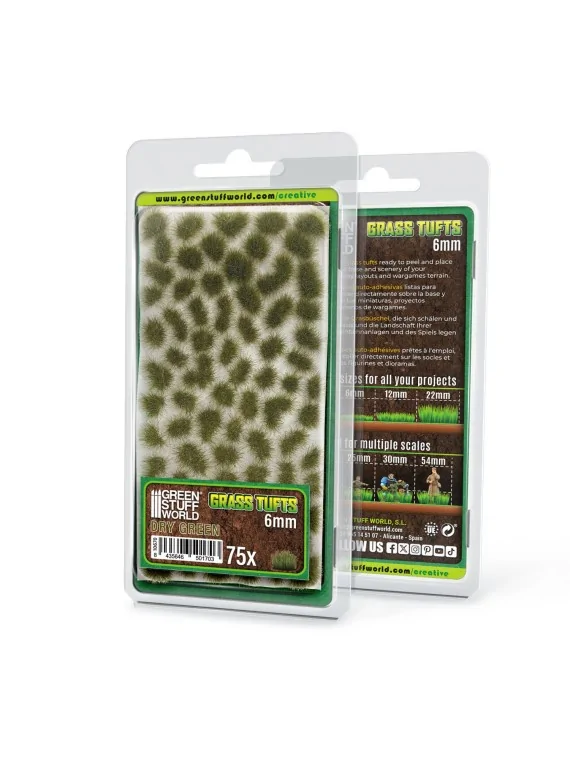 Compra Matas Cesped: Tufts 6 mm Verde Seco (Green Stuff World) de Gree