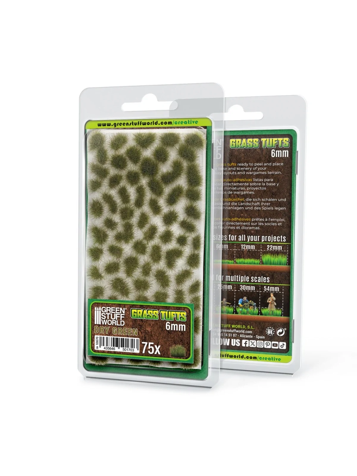 Compra Matas Cesped: Tufts 6 mm Verde Seco (Green Stuff World) de Gree