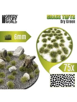 Compra Matas Cesped: Tufts 6 mm Verde Seco (Green Stuff World) de Gree