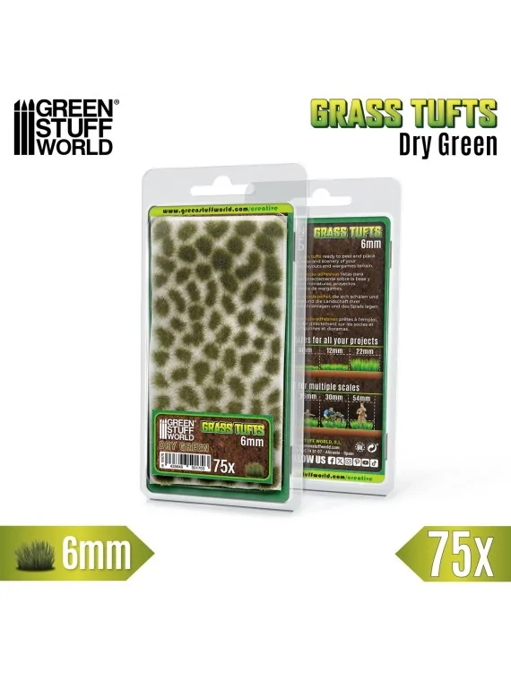 Compra Matas Cesped: Tufts 6 mm Verde Seco (Green Stuff World) de Gree