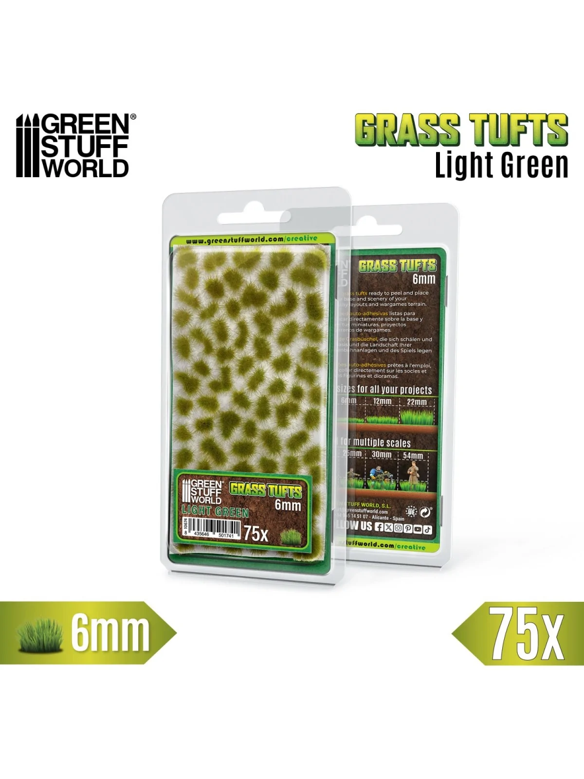 Compra Matas Cesped: Tufts 6 mm Verde Claro (Green Stuff World) de Gre
