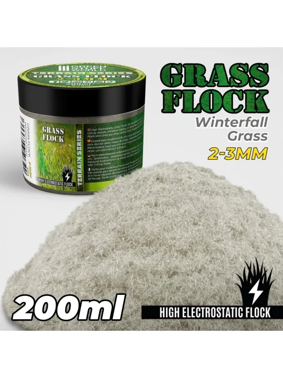 Compra Cesped Electrostatico 2-3mm: Winterfall Grass 200ml (Green Stuf