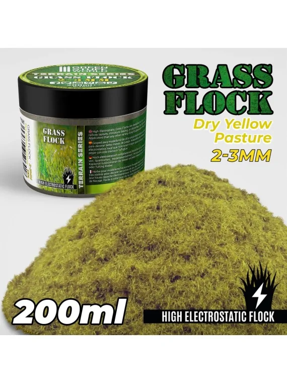Compra Cesped Electrostatico 2-3mm: Dry Yellow Pasture 200ml de Green 