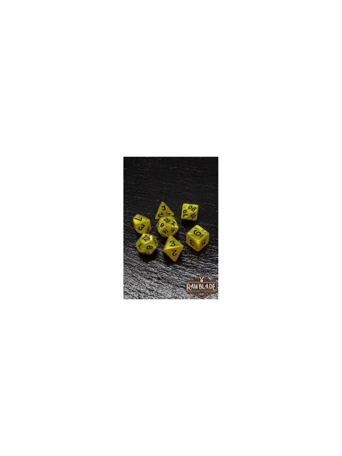 Rawblade Marble Set Dados Yellow