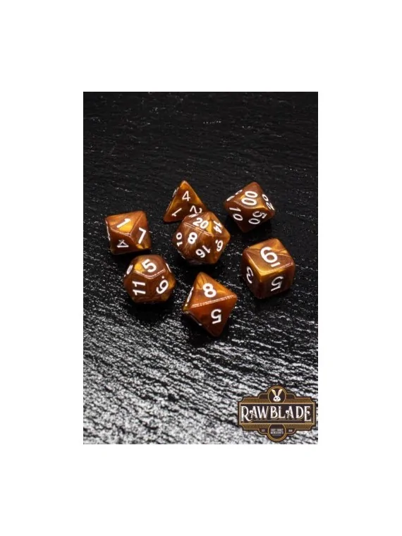Rawblade Marble Set Dados Bronze