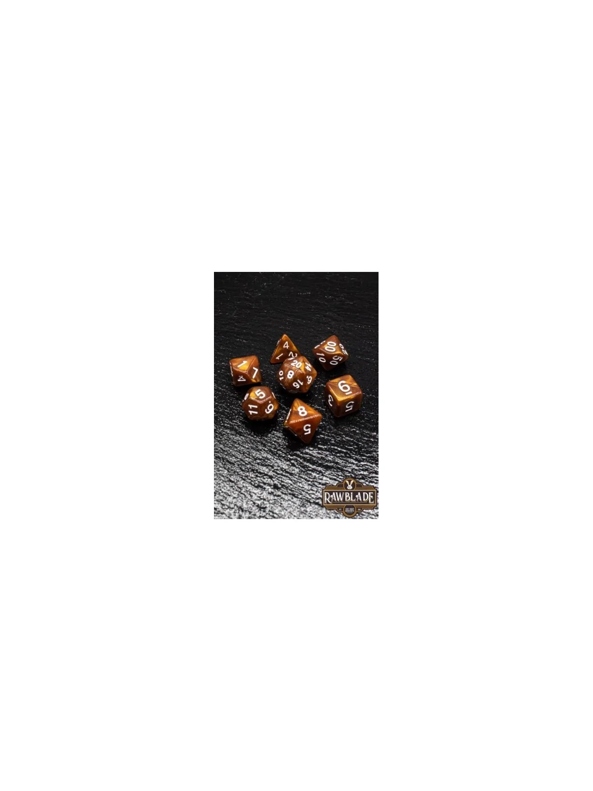 Rawblade Marble Set Dados Bronze