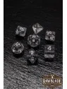 Rawblade Transparent Clear Dice Set