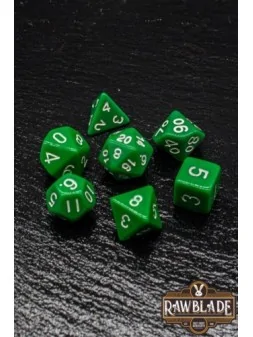 Rawblade Opaque Green Dice Set