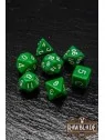 Rawblade Opaque Green Dice Set
