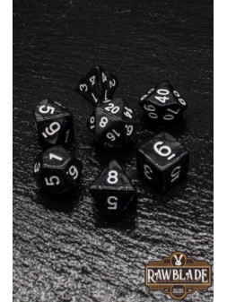 Rawblade Marble Black Dice Set