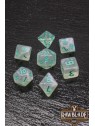 Rawblade Gothic Emerald Dice Set