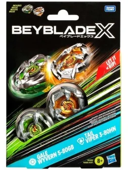 Compra Beyblade X: Gale Wyvern 5-80GB + Tail Viper 3-80HN (Dual Booste