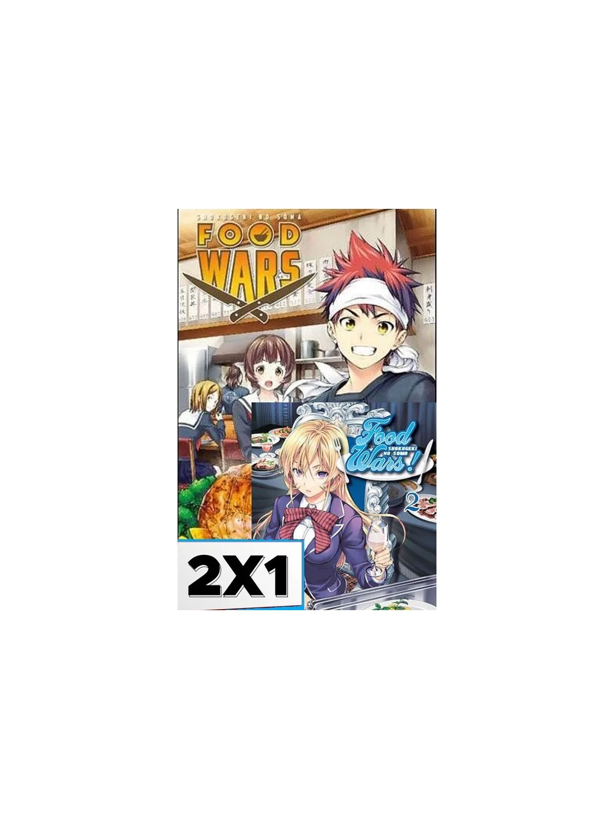 Compra Pack Food Wars: Shokugeki no Soma 1+2 de Panini Comics al mejor