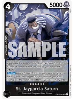 Compra St. Jaygarcia Saturn (OP13-083) (V.1) de Bandai al mejor precio