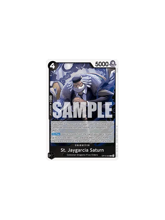 Compra St. Jaygarcia Saturn (OP13-083) (V.1) de Bandai al mejor precio