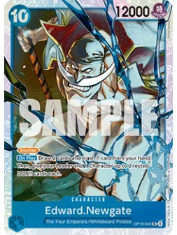 Compra Edward.Newgate (OP13-042) (V.1) de Bandai al mejor precio (2,00