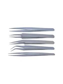 Compra Juego de 5 Pinzas Inoxidables Dismoer (15045) de Dismoer al mej