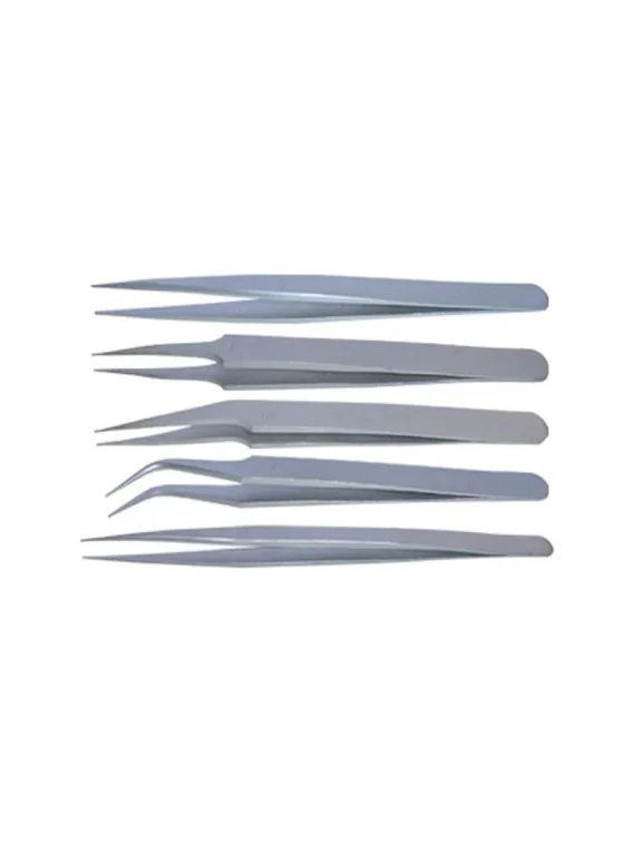 Compra Juego de 5 Pinzas Inoxidables Dismoer (15045) de Dismoer al mej