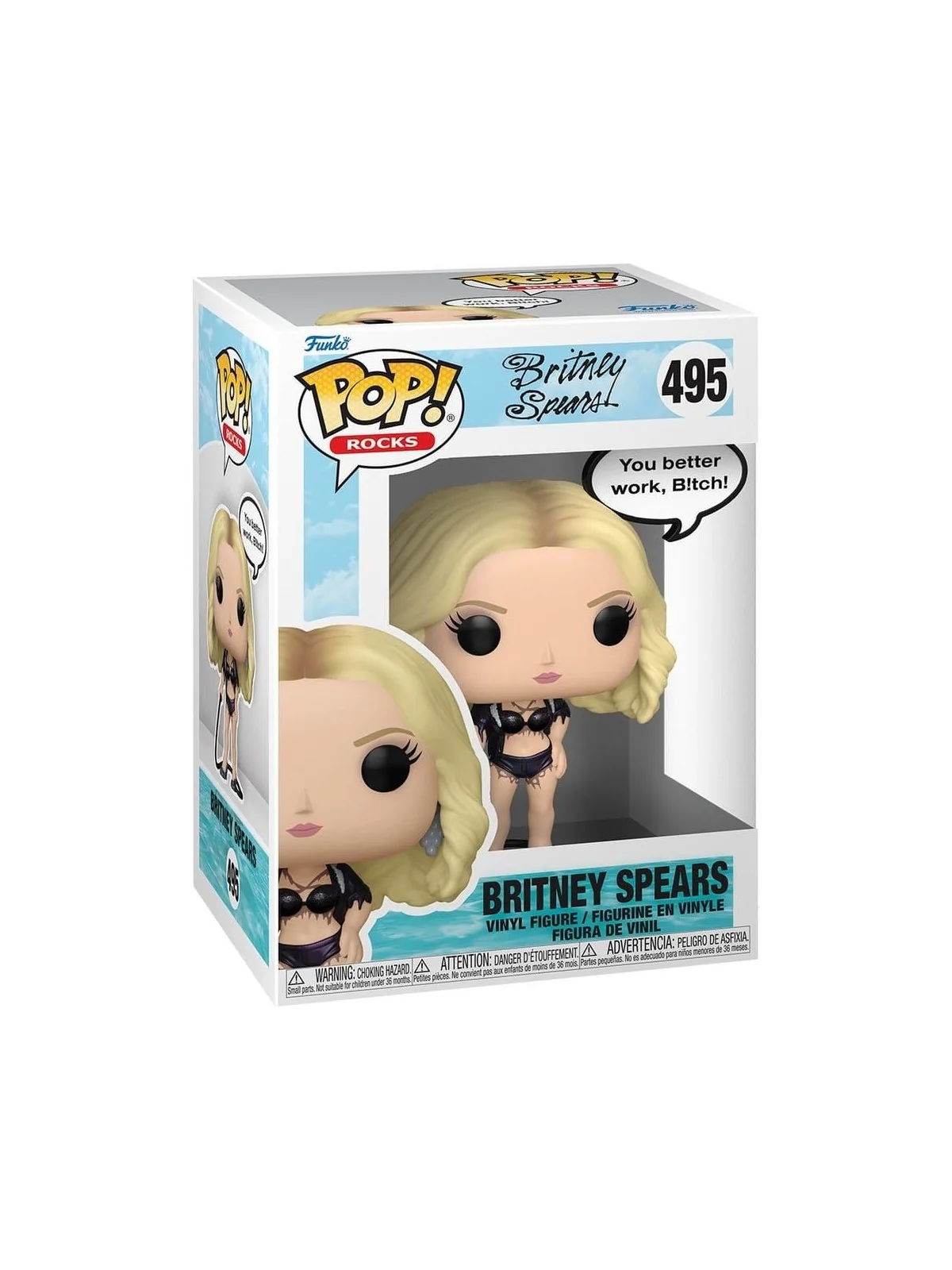 Compra Funko POP! Britney Spears Sayings Vinyl You Better Work (495) d