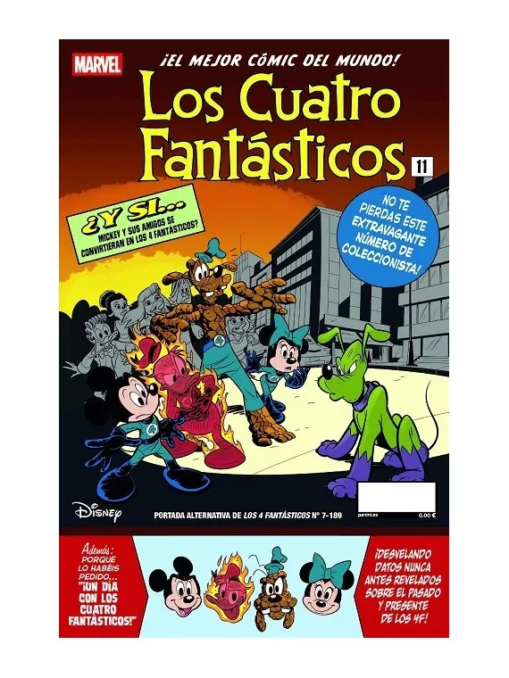 Compra Los 4 Fantásticos 07 (189 Portada Alternativa Disney) de Panini