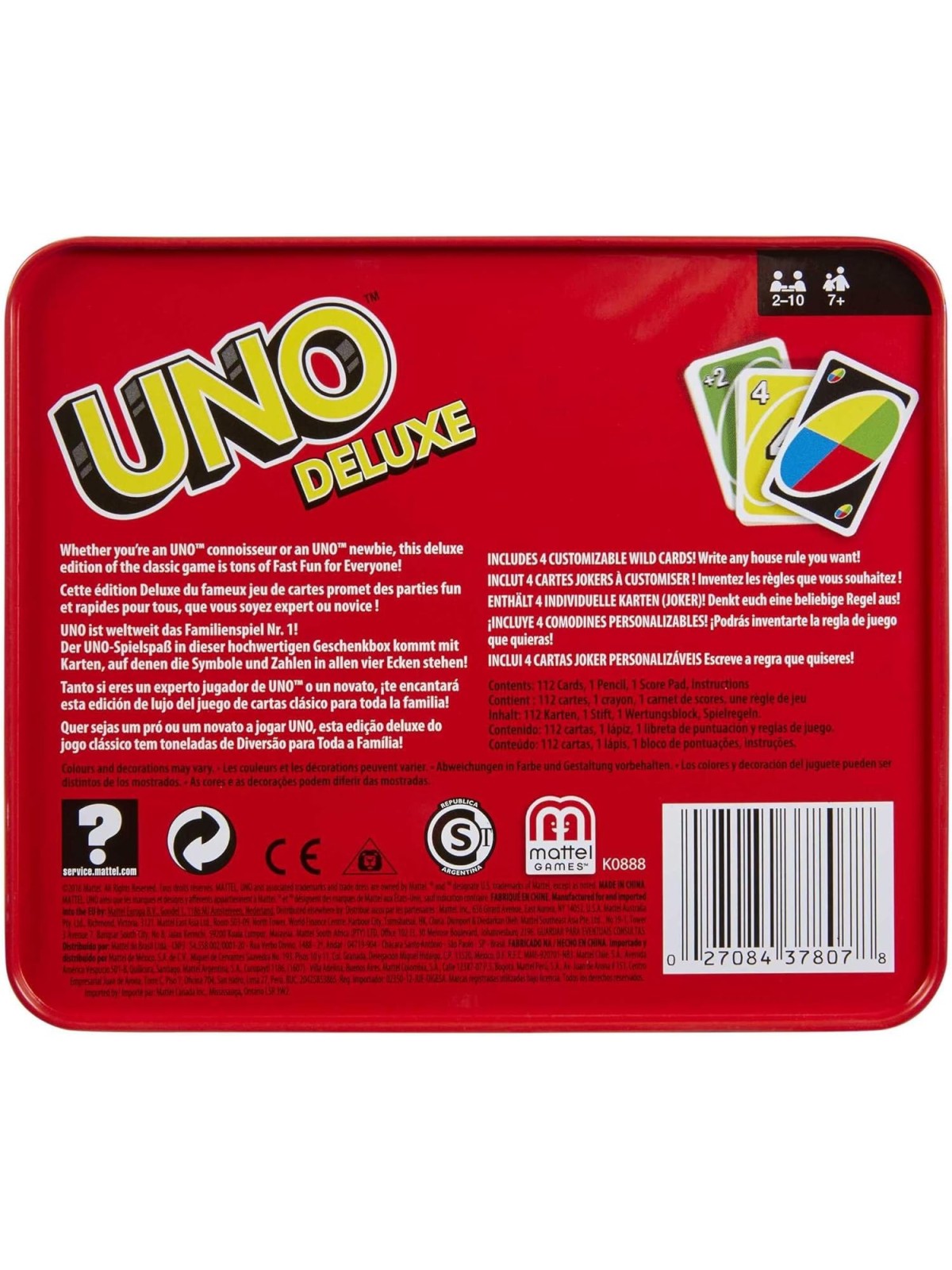 Compra Juego mattel uno deluxe de Mattel al mejor precio (25,99 €)