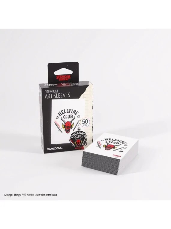 Compra Stranger Things: Hellfire Club Premium Art Sleeves de Gamegenic