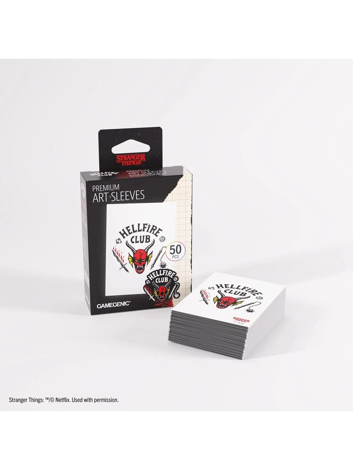 Compra Stranger Things: Hellfire Club Premium Art Sleeves de Gamegenic