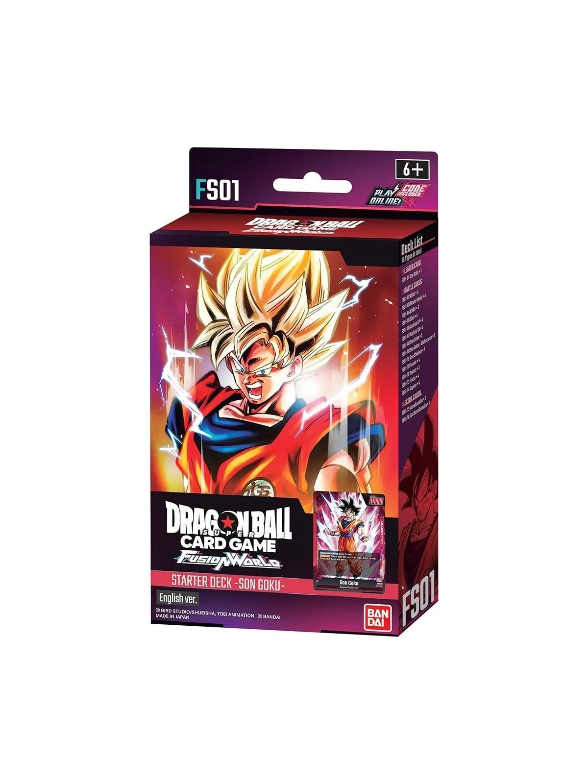Compra Dragon Ball Super CG Fusion World: Starter Deck FS01 EN de Band