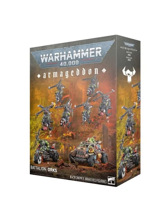 Compra Warhammer 40000: Orks – Armageddon Batallion - Orkos (73-501) d