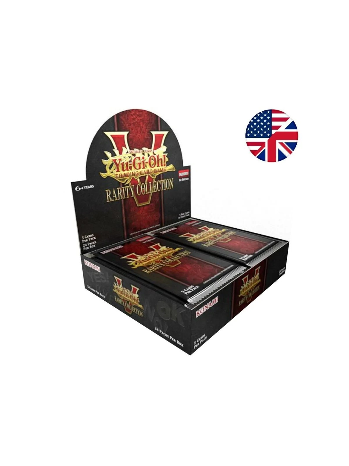 Compra Yugioh: Rarity Collection V Booster Box 24 Packs (Inglés) de Ko