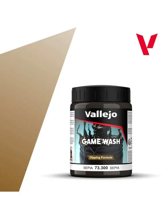 Compra Sepia Game Color Wash Lavado Vallejo 200 ml (73300) de Vallejo