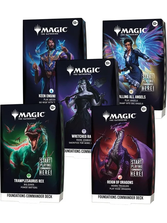 Compra Magic the Gathering: Foundations Mazos de Commander Pack 5 (ESP