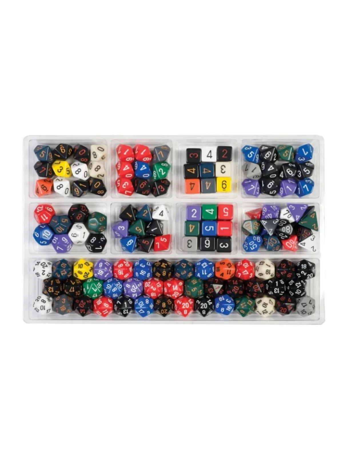 Compra Loose Dice Samplers, Displays & 125 Polyhedral Dice Assortments